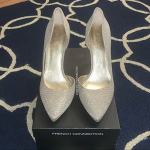 Michael Kors Gold/Silver Heels Holiday New Years Party